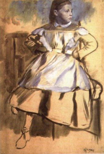 Edgar Degas Giulia Bellelli,Study for The Bellelli family Sweden oil painting art
